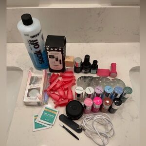 Gel Nail Care Set with Polish and Accessories